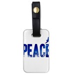 Peace Bird Luggage Tag (one side)