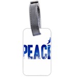 Peace Bird Luggage Tag (two sides)