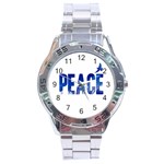 Peace Bird Stainless Steel Analogue Watch