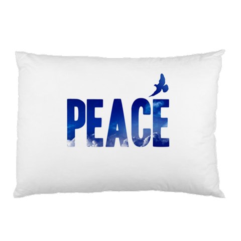 Peace Bird Pillow Case (Two Sides) from ArtsNow.com Front