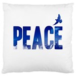 Peace Bird Large Cushion Case (One Side)