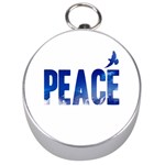 Peace Bird Silver Compass