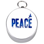 Peace Bird Silver Compass