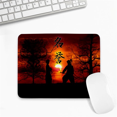 Ninja Sunset Small Mousepad from ArtsNow.com Front