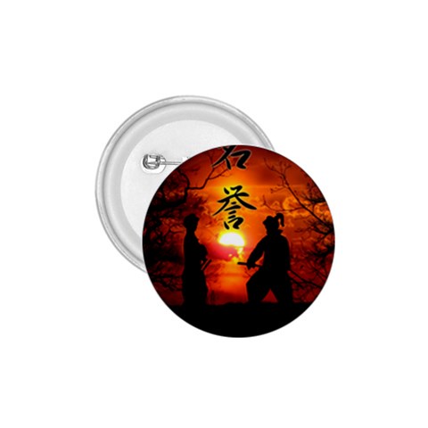 Ninja Sunset 1.75  Button from ArtsNow.com Front