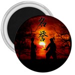 Ninja Sunset 3  Magnet