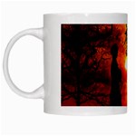 Ninja Sunset White Mug