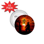 Ninja Sunset 1.75  Button (10 pack) 