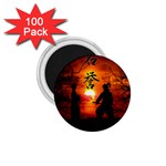 Ninja Sunset 1.75  Magnet (100 pack) 