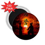 Ninja Sunset 2.25  Magnet (100 pack) 