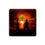 Ninja Sunset Magnet (Square)