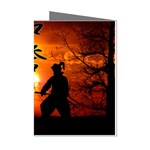 Ninja Sunset Mini Greeting Cards (Pkg of 8)