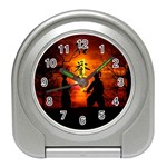 Ninja Sunset Travel Alarm Clock