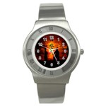 Ninja Sunset Stainless Steel Watch