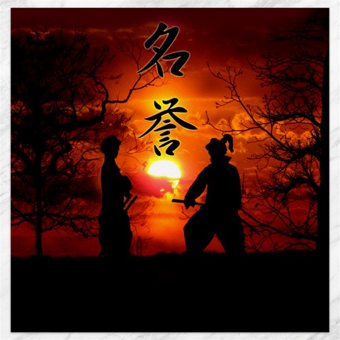 Ninja Sunset Canvas 12  x 12  from ArtsNow.com 11.4 x11.56  Canvas - 1