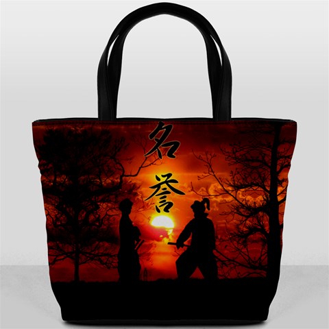 Ninja Sunset Bucket Bag from ArtsNow.com Front