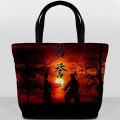 Ninja Sunset Bucket Bag from ArtsNow.com Back