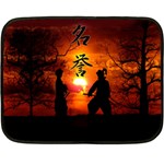 Ninja Sunset Fleece Blanket (Mini)