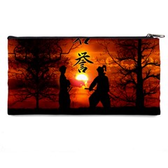 Ninja Sunset Pencil Case from ArtsNow.com Back