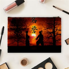 Ninja Sunset Cosmetic Bag (Large) from ArtsNow.com Back