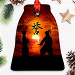 Ninja Sunset Bell Ornament (Two Sides)