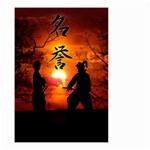 Ninja Sunset Small Garden Flag (Two Sides)
