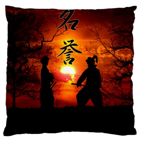 Ninja Sunset Large Cushion Case (One Side) from ArtsNow.com Front