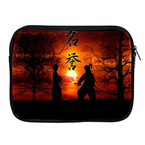 Ninja Sunset Apple iPad Zipper Case from ArtsNow.com Front