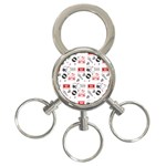 Music Is My Life 3-Ring Key Chain