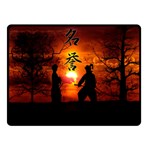 Ninja Sunset Double Sided Fleece Blanket (Small)