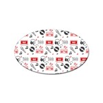 Music Is My Life Sticker Oval (10 pack)