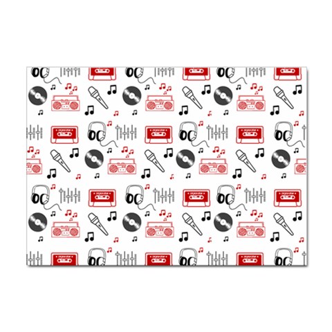 Music Is My Life Sticker A4 (100 pack) from ArtsNow.com Front