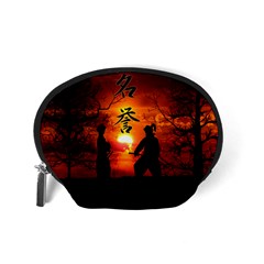 Ninja Sunset Accessory Pouch (Small) from ArtsNow.com Back