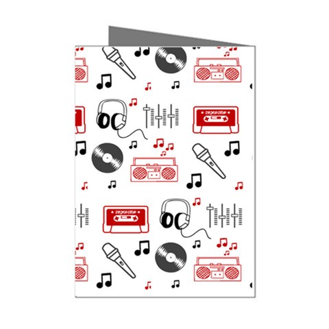 Music Is My Life Mini Greeting Cards (Pkg of 8) from ArtsNow.com Left
