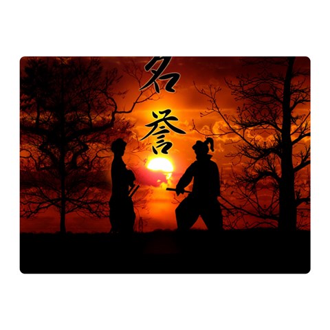 Ninja Sunset Double Sided Flano Blanket (Mini) from ArtsNow.com 35 x27  Blanket Front