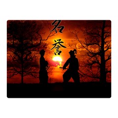 Ninja Sunset Double Sided Flano Blanket (Mini) from ArtsNow.com 35 x27  Blanket Front