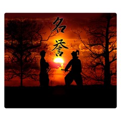 Ninja Sunset Double Sided Flano Blanket (Small) from ArtsNow.com 50 x40  Blanket Back