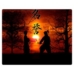 Ninja Sunset Double Sided Flano Blanket (Medium) from ArtsNow.com 60 x50  Blanket Front