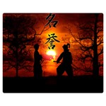 Ninja Sunset Double Sided Flano Blanket (Medium)