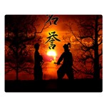 Ninja Sunset Double Sided Flano Blanket (Large)