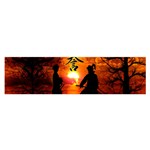 Ninja Sunset Satin Scarf (Oblong)