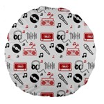 Music Is My Life Large 18  Premium Round Cushion 