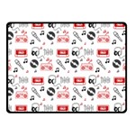 Music Is My Life Double Sided Fleece Blanket (Small)