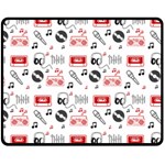 Music Is My Life Double Sided Fleece Blanket (Medium)