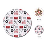 Music Is My Life Playing Cards (Round)