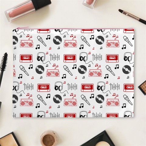 Music Is My Life Cosmetic Bag (XL) from ArtsNow.com Front