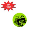 Music Is Life 1  Mini Button (10 pack) 