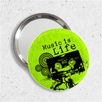 Music Is Life 2.25  Handbag Mirror