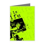 Music Is Life Mini Greeting Card