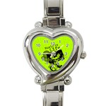 Music Is Life Heart Italian Charm Watch